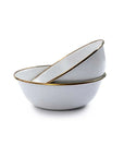 Barebones Enamel Dining Ware Bundle - Eggshell