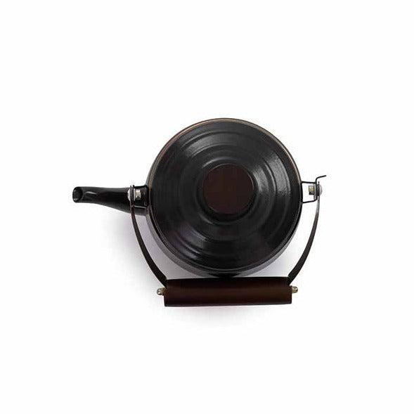 Barebones Enamel Teapot - Charcoal