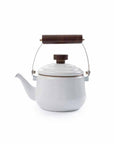 Barebones Enamel Teapot - Eggshell