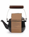 Barebones Enamel Teapot - Charcoal