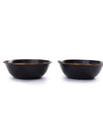 Barebones Enamel Bowl - Charcoal