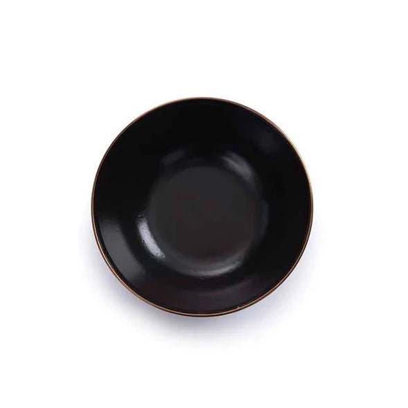 Barebones Enamel Bowl - Charcoal